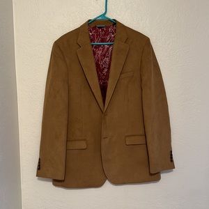 Nautica 44L Men’s suede caramel brown jacket